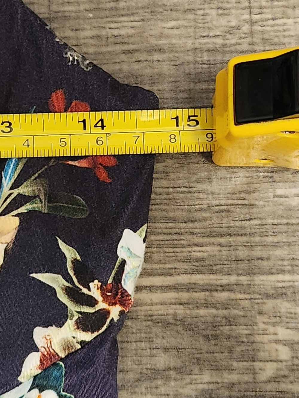 Closet Floral Fit-and-Flare Dress in Navy Size 8UK - Picture 14 of 16